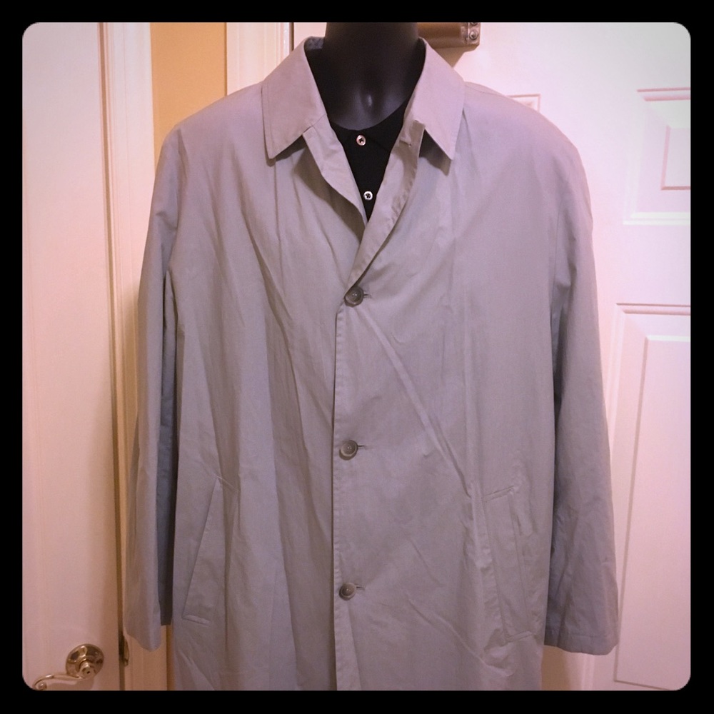 Hugo Boss Grey Raincoat, Sz 44